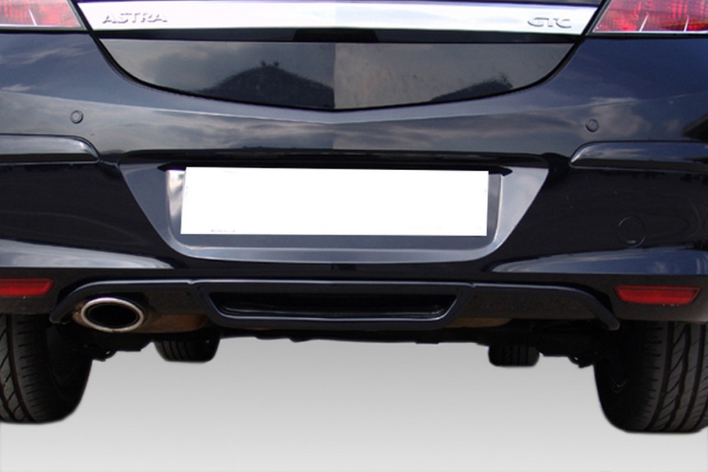 Rear diffuser suitable for Opel Astra H 2004-2010 3-door hatchback ABS