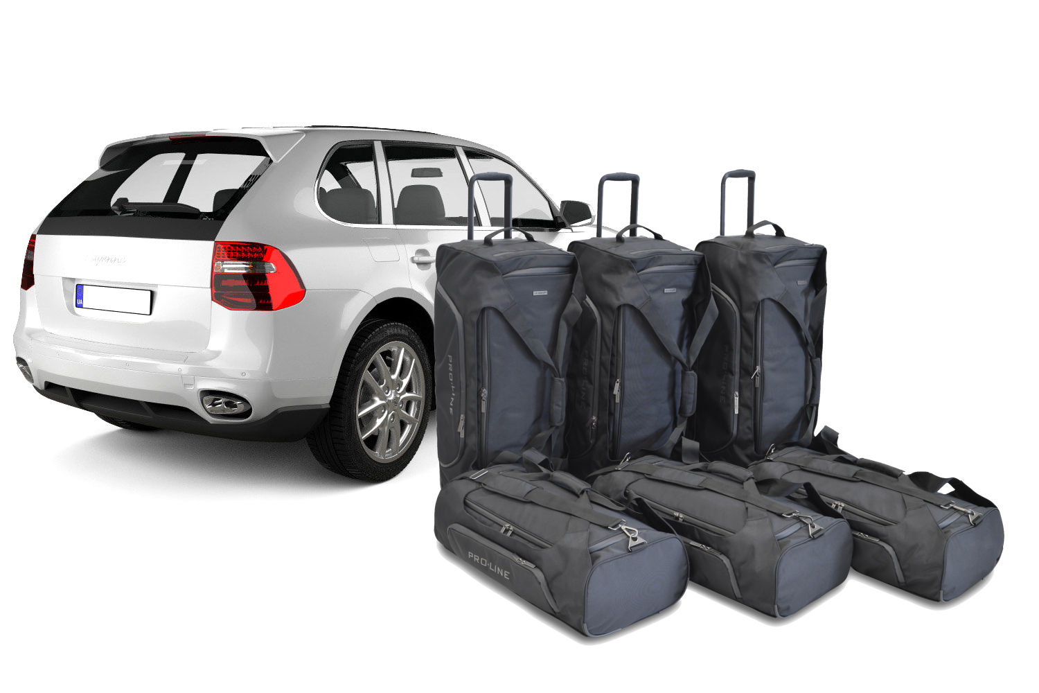 Reistassenset geschikt voor Porsche Cayenne I (9PA) 2002-2010 Pro.Line