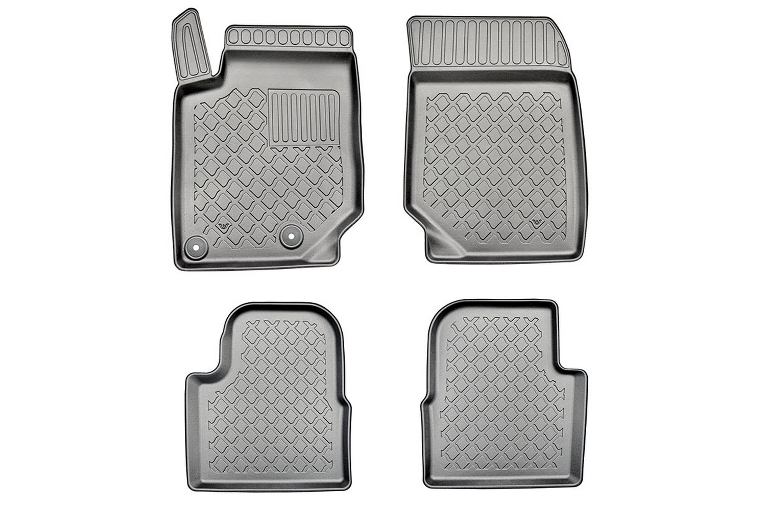 Car mats suitable for Peugeot 2008 II 2019-present Guardliner PE/TPE rubber