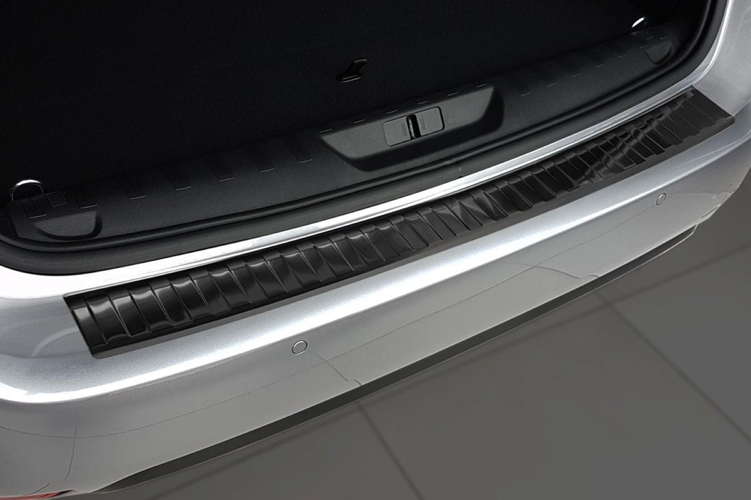 Rear bumper protector suitable for Peugeot 308 II SW 2014-2021 wagon stainless steel brushed anthracite