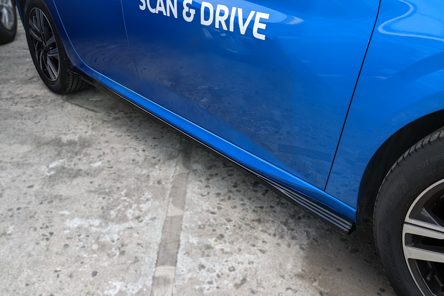 Sideskirts geschikt voor Peugeot 208 II 2019-heden 5-deurs hatchback ABS
