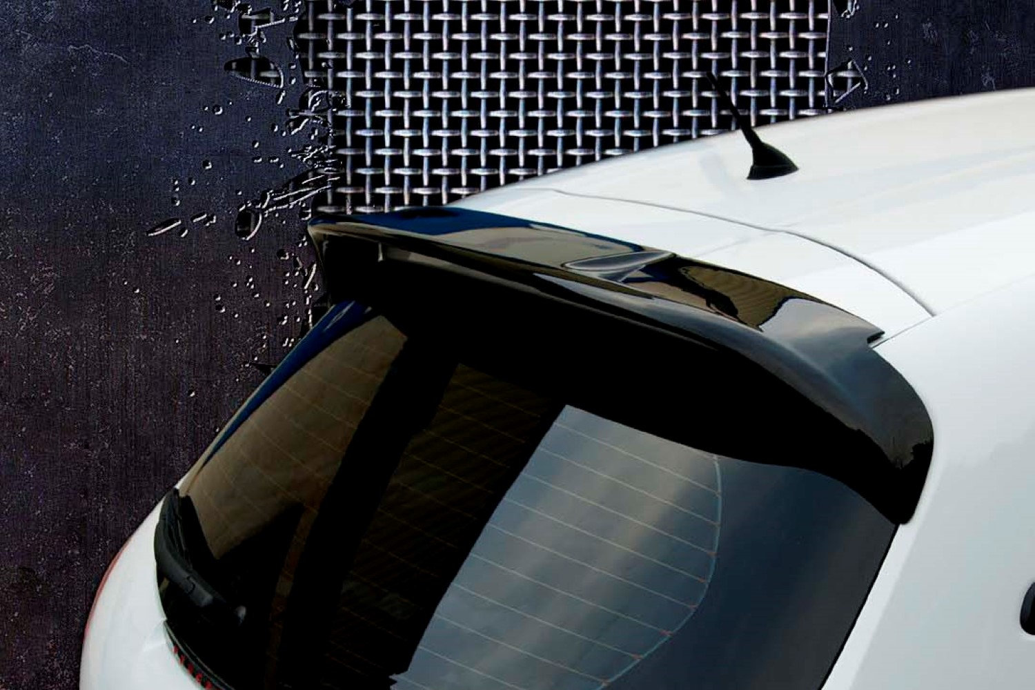 Becquet de toit convient à Peugeot 208 I 2012-2019 3 & 5 portes bicorps