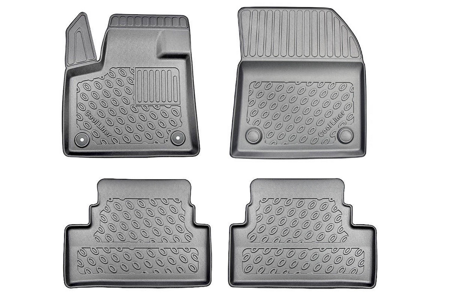 Tapis convient à Peugeot 3008 II 2016-2023 5 portes bicorps Cool Liner PE/TPE caoutchouc