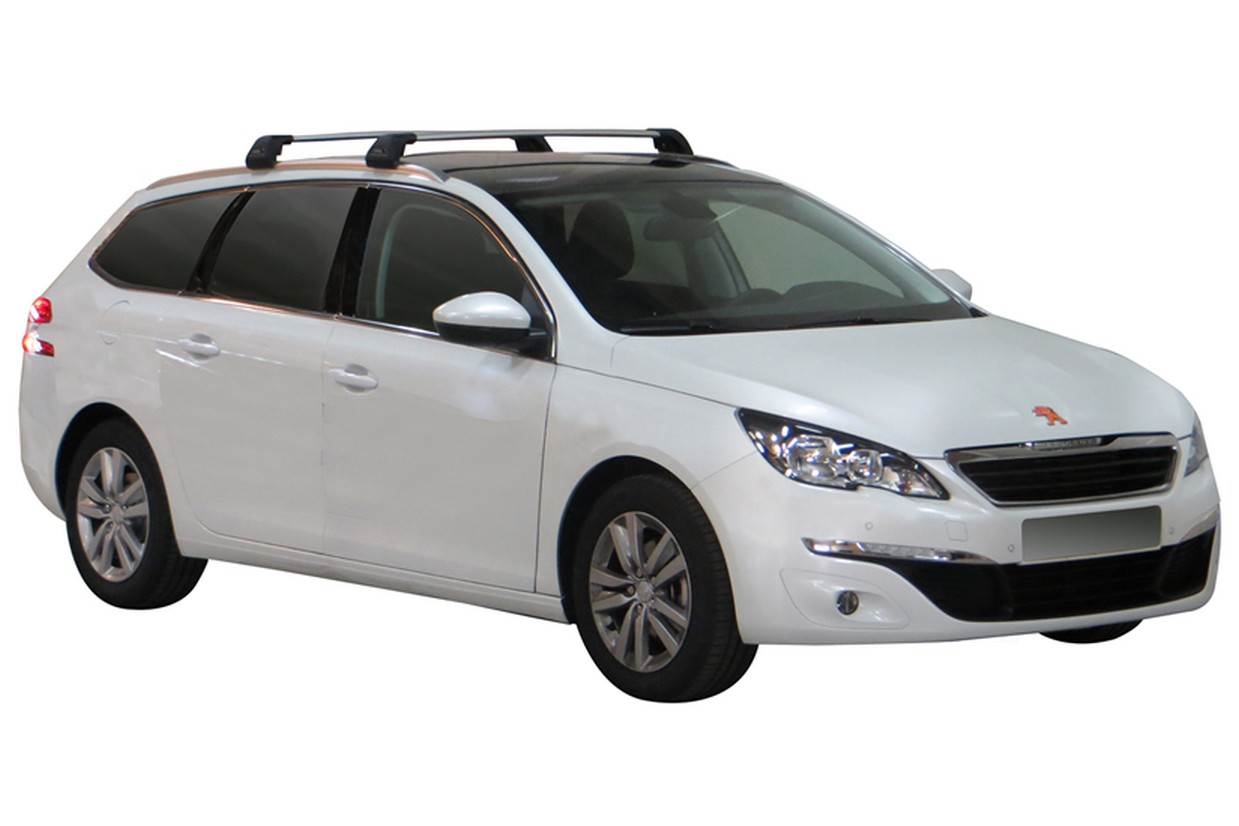 Roof bars Peugeot 308 II SW 2014 2021 wagon Yakima Aero FlushBar black
