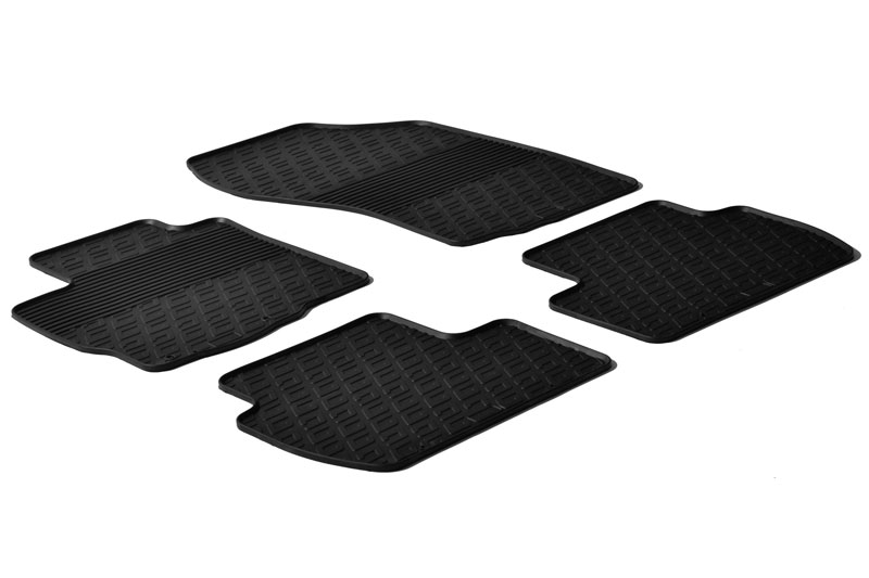 Fußmatten passend für Peugeot 4007 2007-2012 Rubbasol Gummi