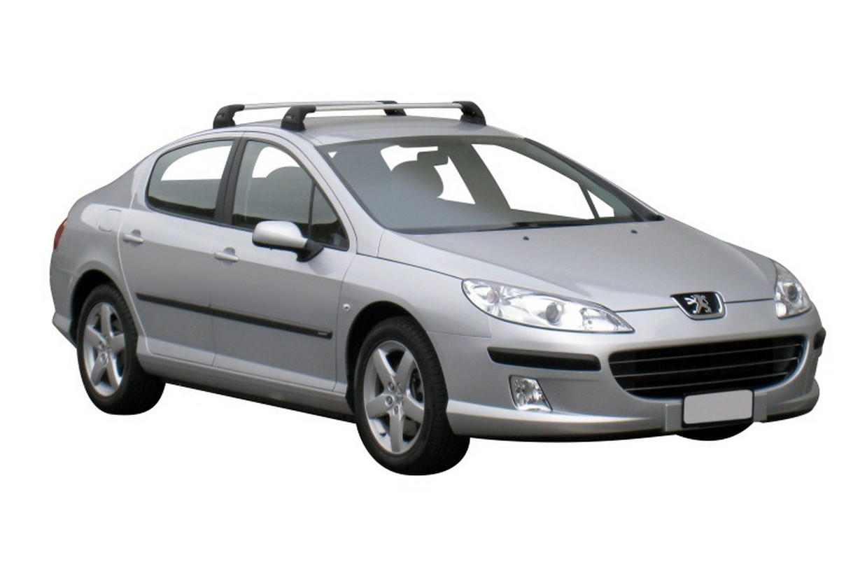 Roof bars Peugeot 407 2004-2011 4-door saloon Yakima Whispbar Flush Bar - PEU147WR (1)