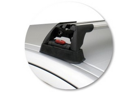 Roof bars Peugeot 407 2004-2011 4-door saloon Yakima Whispbar Flush Bar - PEU147WR (5)