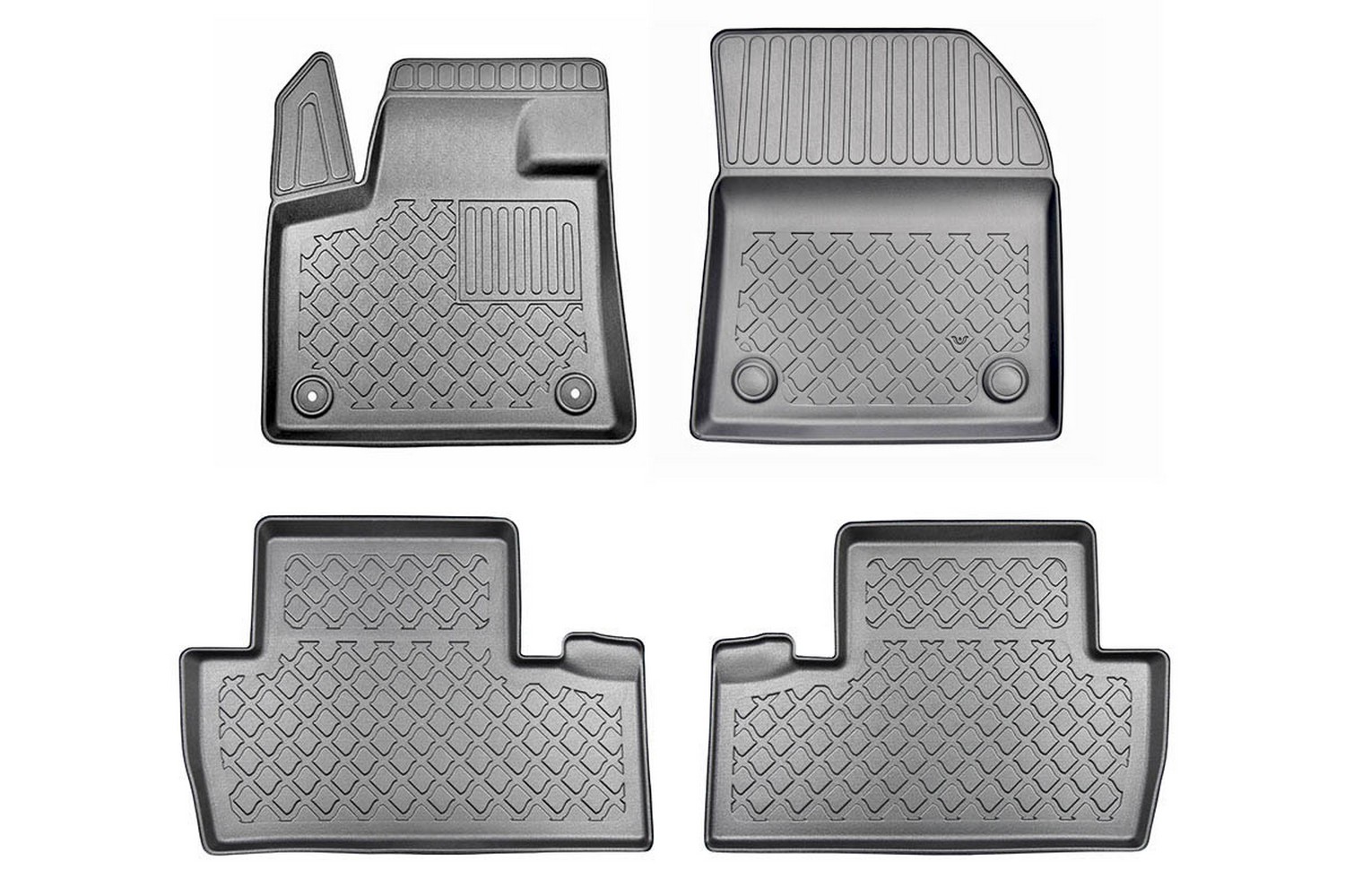 Automatten geschikt voor Peugeot 5008 II 2017-2024 Guardliner PE/TPE rubber