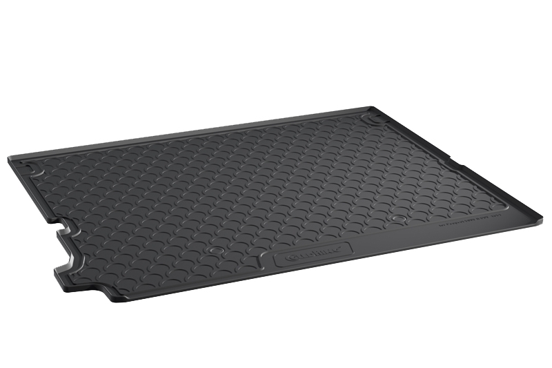 Boot mat suitable for Peugeot 5008 II 2017-2024 anti slip Rubbasol rubber