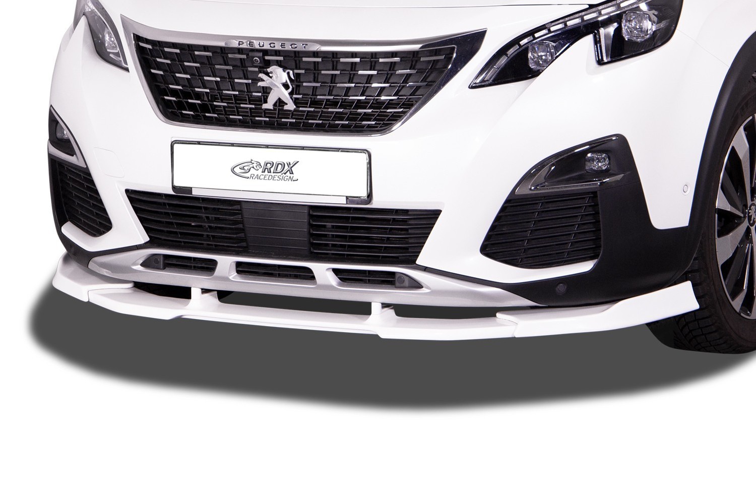 Front spoiler suitable for Peugeot 5008 II 2017-2020 Vario-X PU