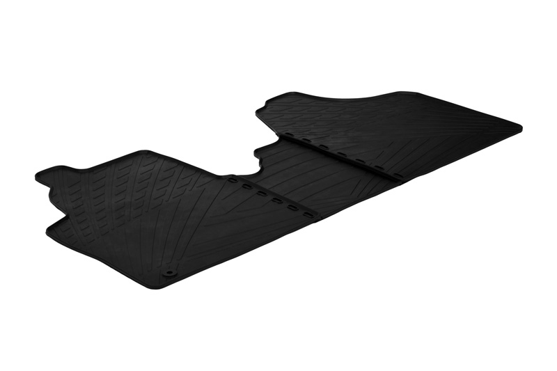 Car mats suitable for Peugeot Expert II 2007-2016 Rubbasol rubber
