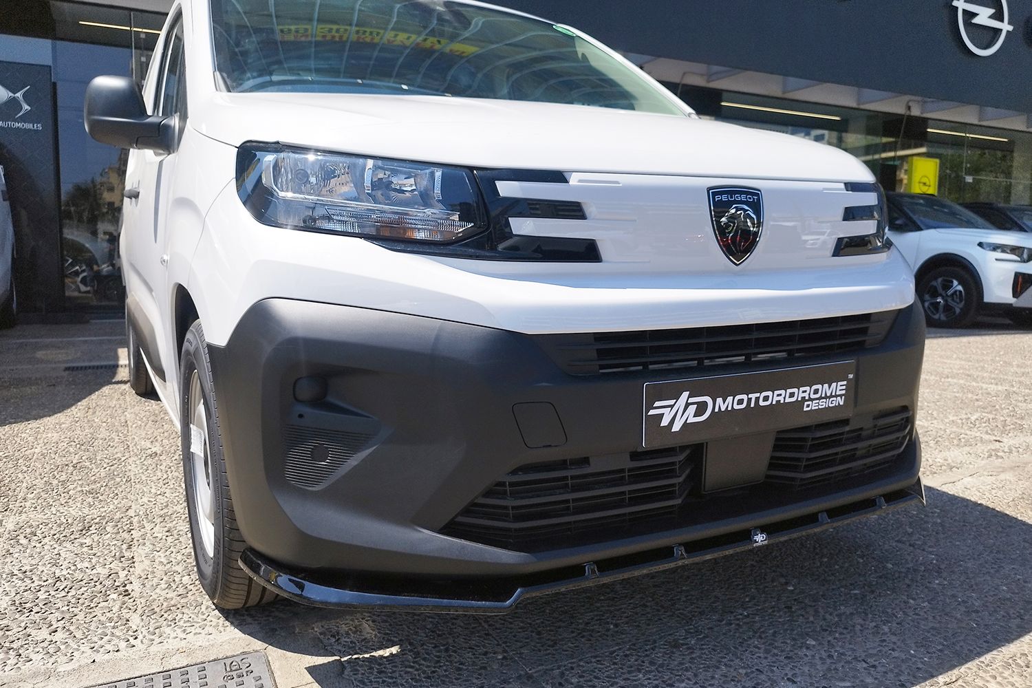 Front spoiler suitable for Peugeot Partner III (K9) 2024-present Front spoiler suitable for Peugeot Partner III (K9) 2024-present