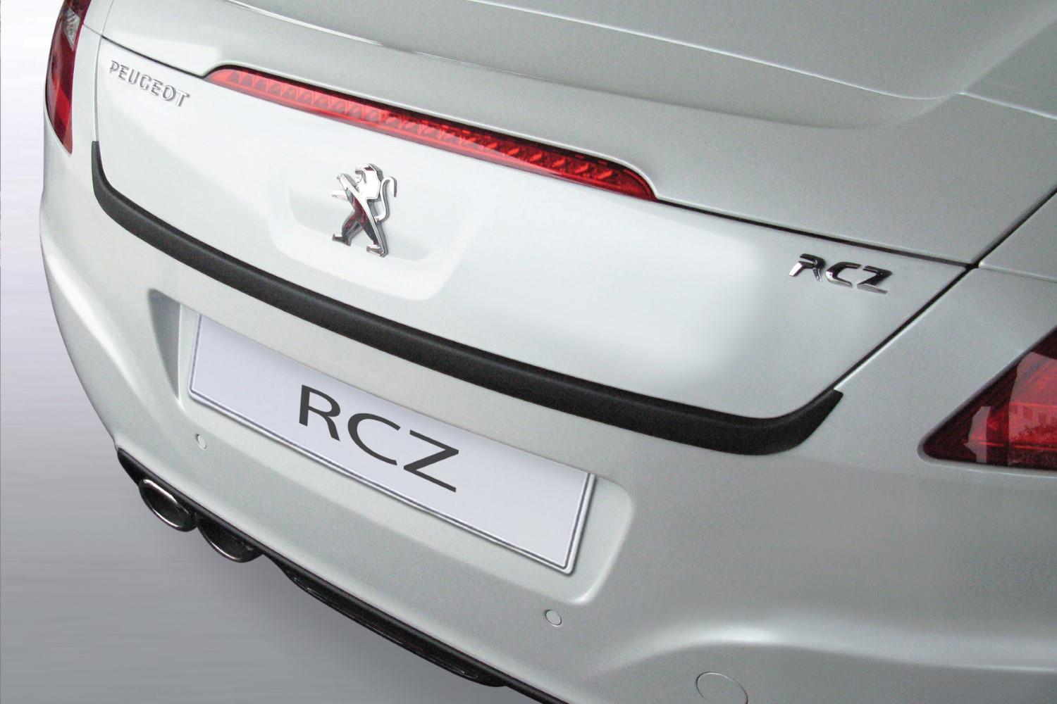 Rear bumper protector Peugeot RCZ 2010-2015 ABS - matt black