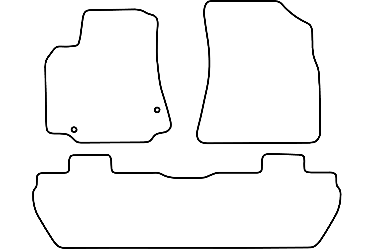 Car mats Peugeot Tepee Partner lux. velour CarPartsExpert