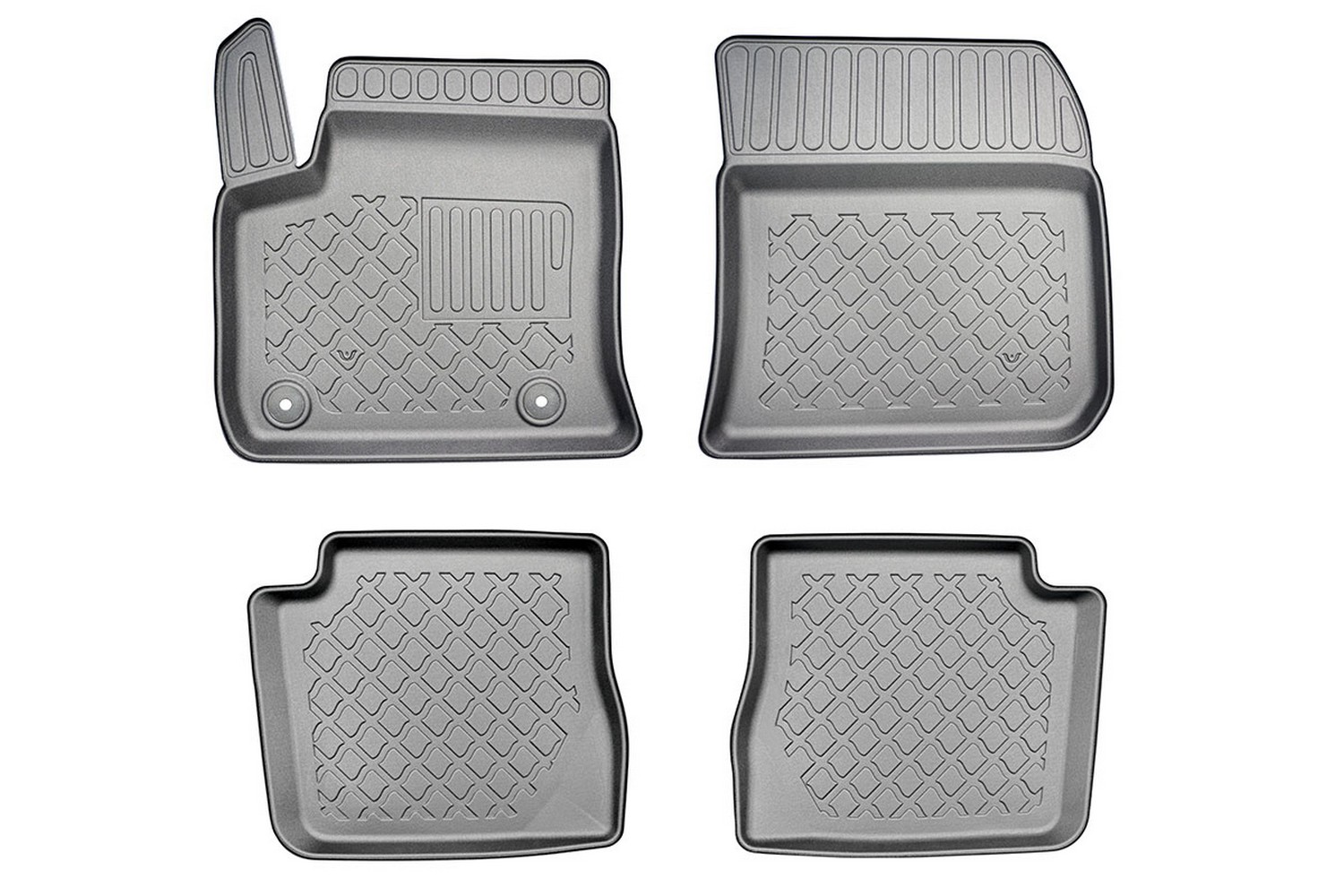 Car mats suitable for Peugeot e-2008 II 2019-present Guardliner PE/TPE rubber