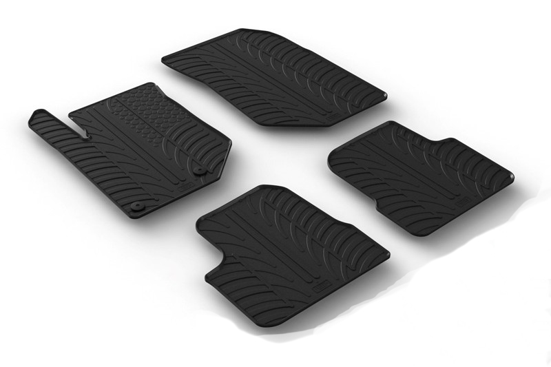 Car mats suitable for Peugeot 2008 II 2019-present Rubbasol rubber