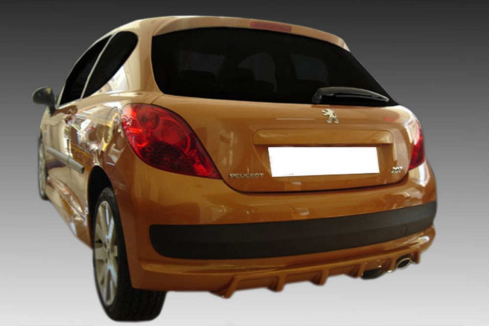 Rear diffuser Peugeot 207 2006-2015 3 & 5-door hatchback ABS