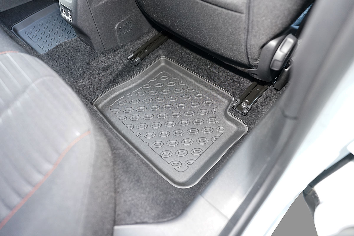 LUWU Peugeot 208 e-208 II GTI GT Line 2020 2021 2022 Voiture Tapis  Antidérapant,Tapis en Caoutchouc pour Console Centrale