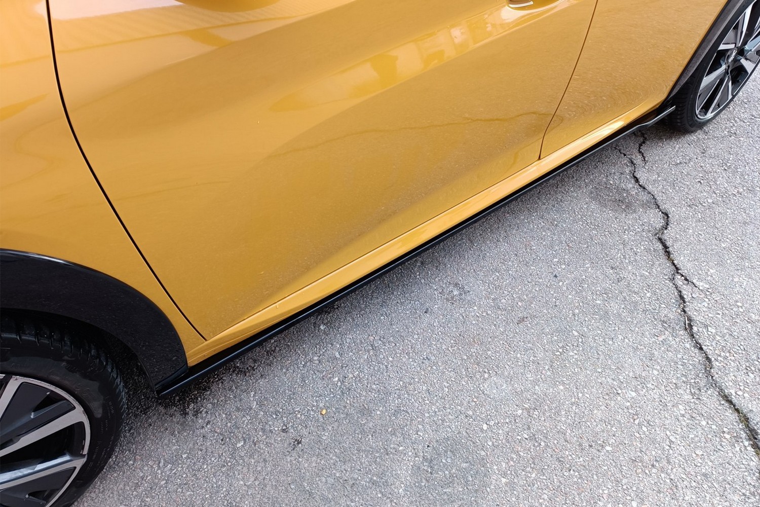 Sideskirts geschikt voor Peugeot 208 II 2019-heden 5-deurs hatchback ABS