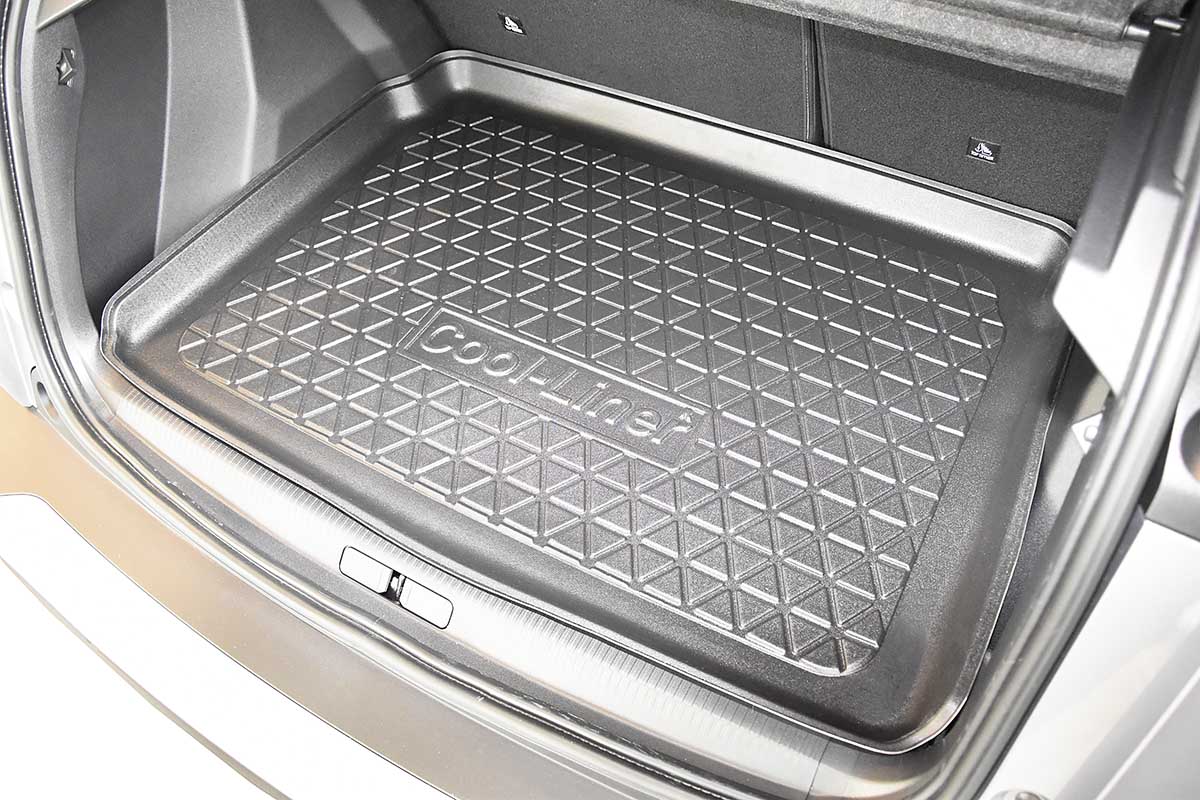 Tapis de coffre adapté pour Peugeot 2008 II SUV (01.2020-.) - bac de  coffre - protection de coffre voiture - coffre inférieur; sous / sans  plancher amovible du coffre (avec et sans subwoofer)