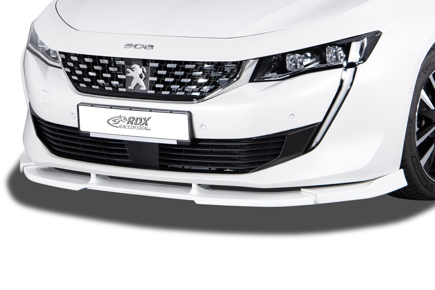 Spoiler avant convient à Peugeot 508 II 2018-présent 4 portes tricorps Vario-X PU