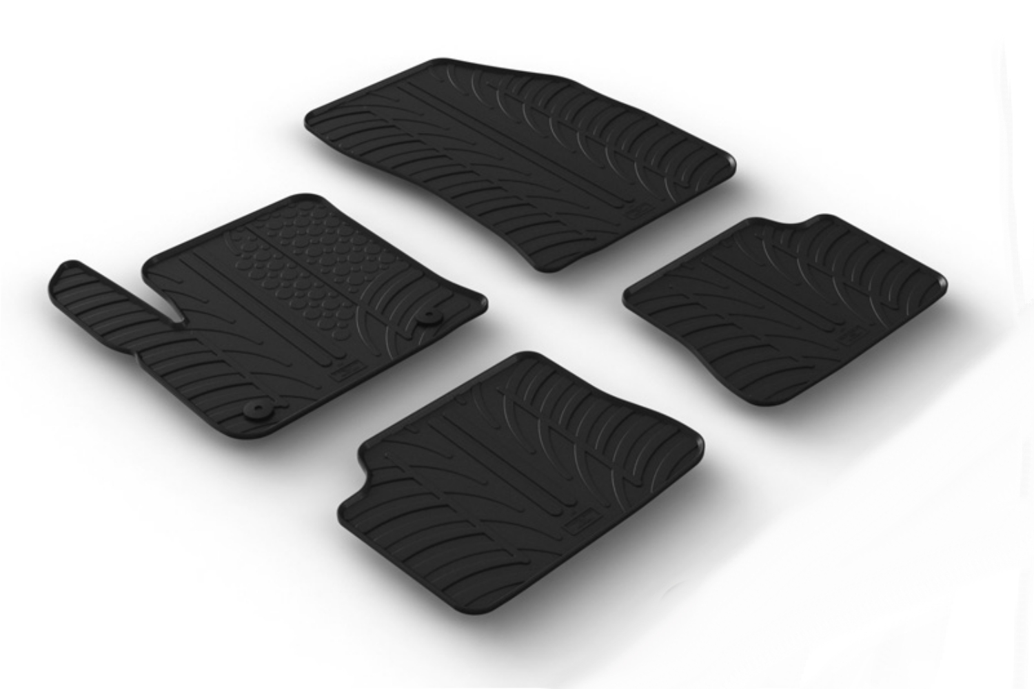 Automatten geschikt voor Peugeot 208 II 2019-heden 5-deurs hatchback Rubbasol rubber