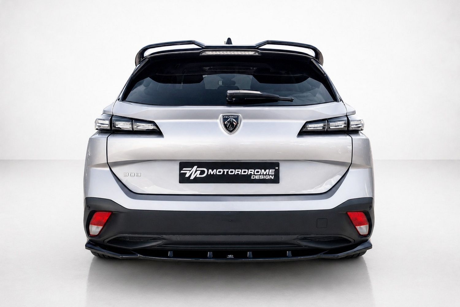 Rear diffuser Peugeot 308 III SW 2021-present wagon ABS - painted (2) Rear diffuser Peugeot 308 III SW 2021-present wagon ABS - painted (2)