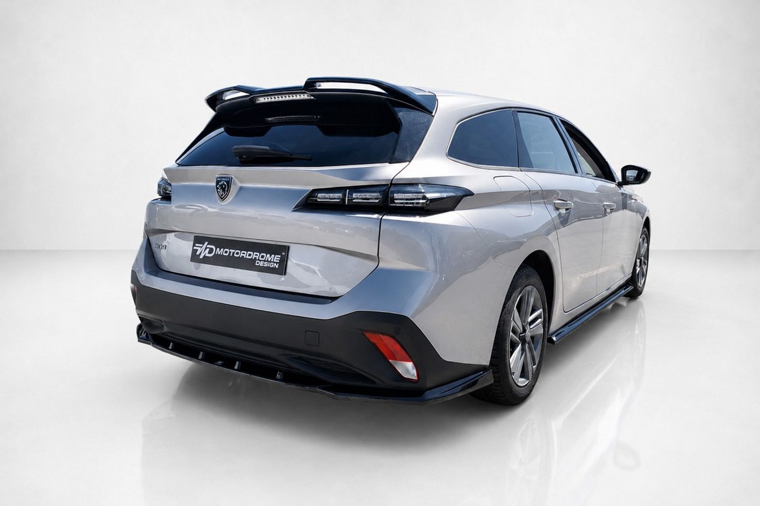 Rear diffuser Peugeot 308 III SW 2021-present wagon ABS - painted (3) Rear diffuser Peugeot 308 III SW 2021-present wagon ABS - painted (3)