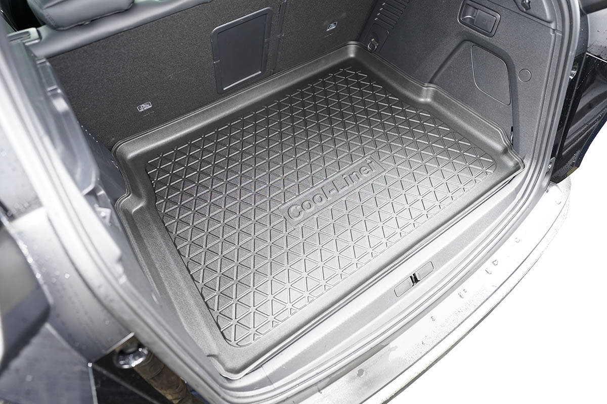 Kofferraummatte Kofferraumwanne für Peugeot 301 2013-2020 Schwarz Gumm