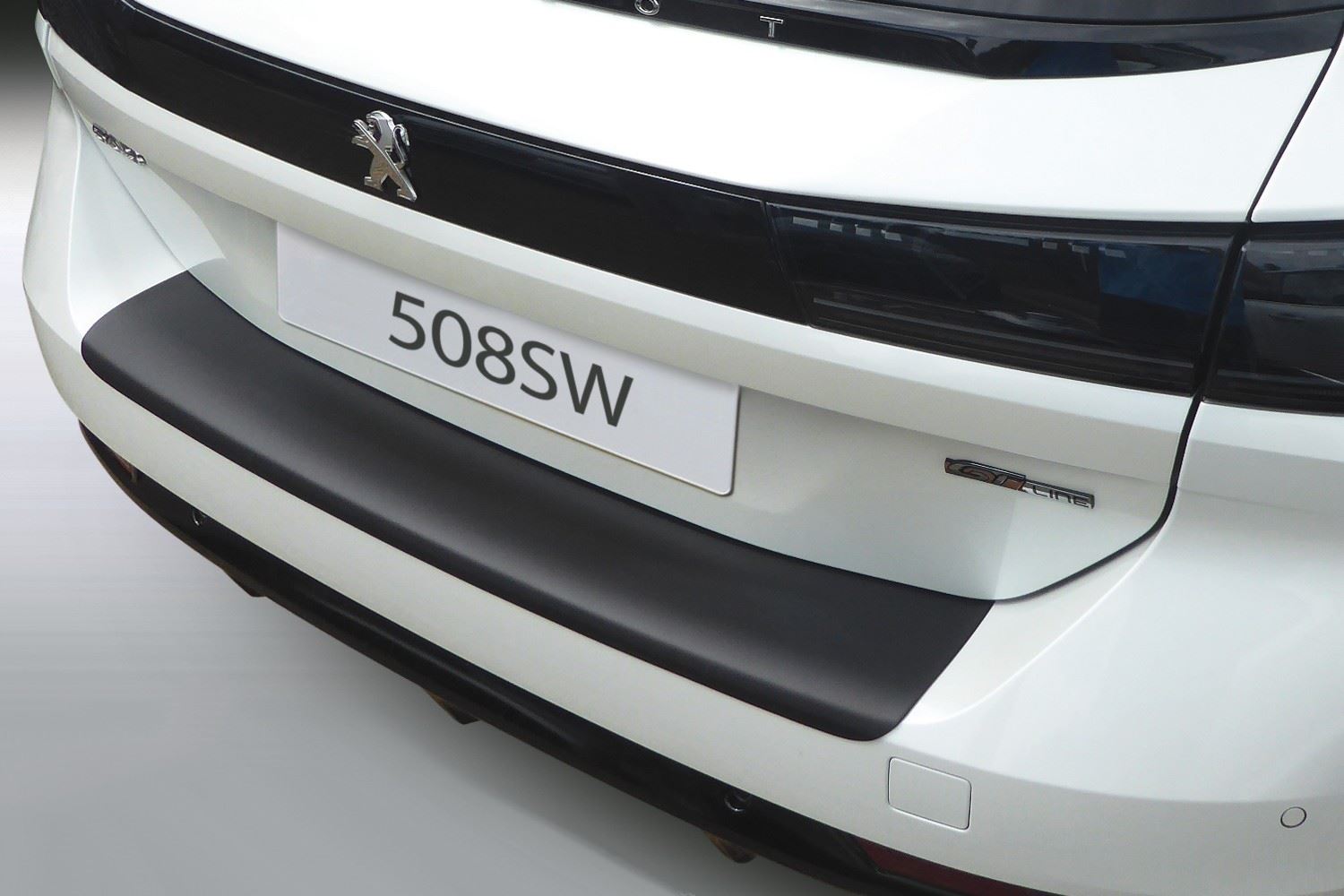 Protection de seuil de coffre convient à Peugeot 508 II SW 2019-présent break ABS - noir mat