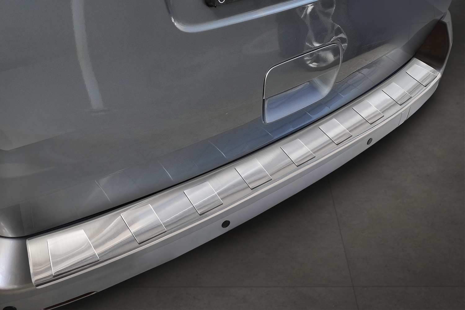 Protection de seuil de coffre convient à Peugeot Traveller 2016-présent acier inox brossé