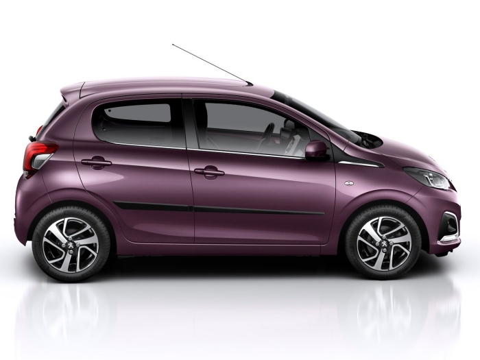Baguettes protection convient à Peugeot 108 2014-présent 5 portes bicorps ensemble