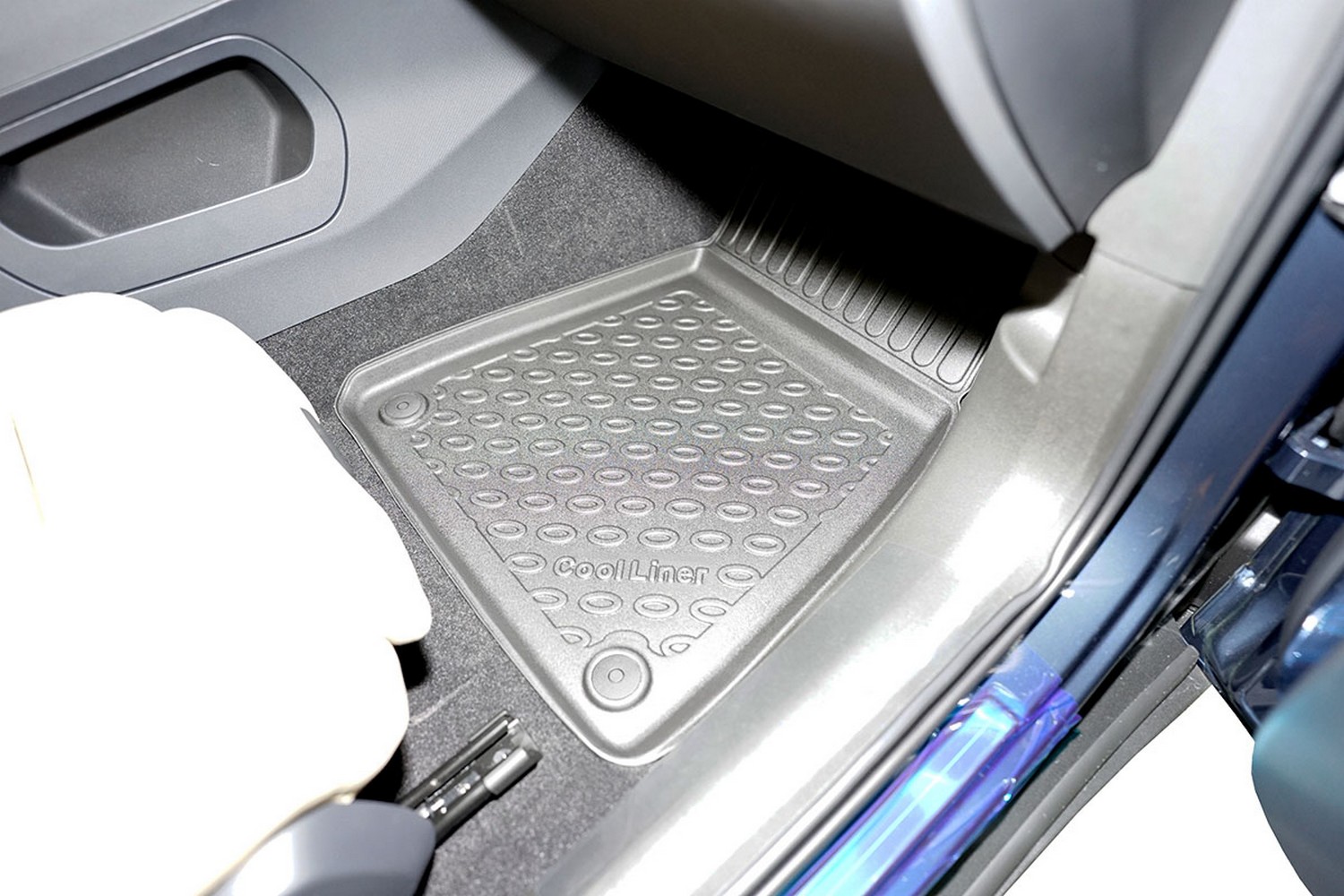 Car mats suitable for Polestar 2 2020-present 5-door hatchback Cool Liner PE/TPE rubber (POL2P2FM-C) (3)