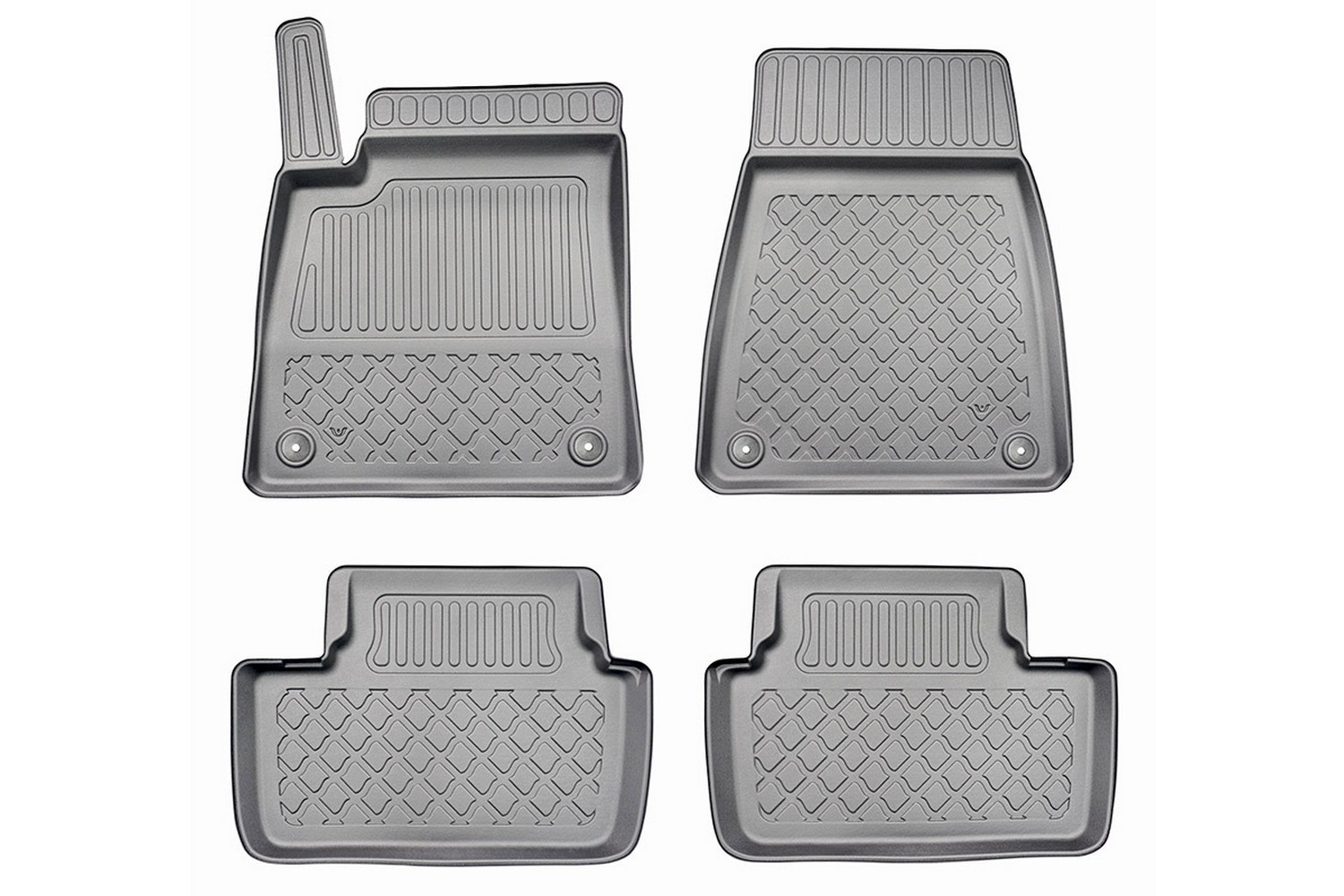 Car mats suitable for Polestar 2 2020-present 5-door hatchback Guardliner PE/TPE rubber