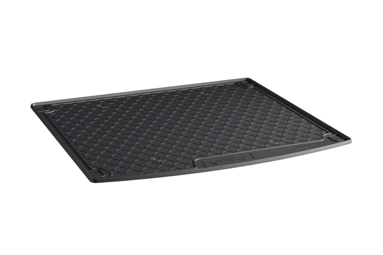 Boot mat suitable for Porsche Cayenne III (PO536) 2017-present anti slip Rubbasol rubber
