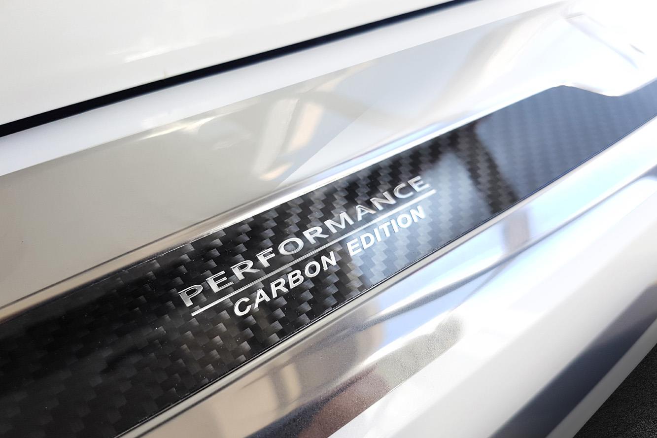 Ladekantenschutz passend für Porsche Cayenne III (PO536) 2017- Edelstahl - Carbon