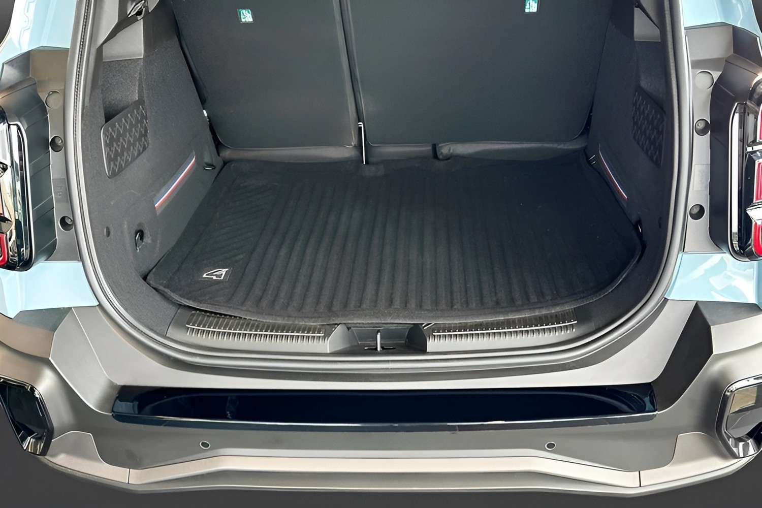 Rear bumper protector suitable for Renault 4 E-Tech Electric 2024-present ABS - matt black (REN14BR) (3)