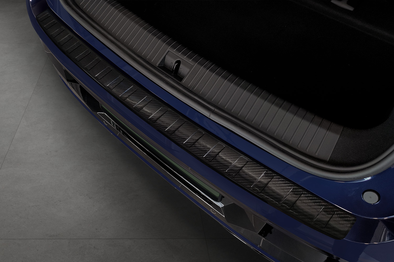Bumperbeschermer geschikt voor Renault Mégane E-Tech 2022-heden 5-deurs hatchback carbon