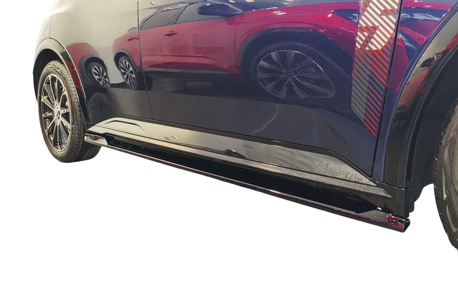 Side skirts suitable for Renault 5 E-Tech 2024-present 5-door hatchback ABS - painted (3) Side skirts suitable for Renault 5 E-Tech 2024-present 5-door hatchback ABS - painted (3)