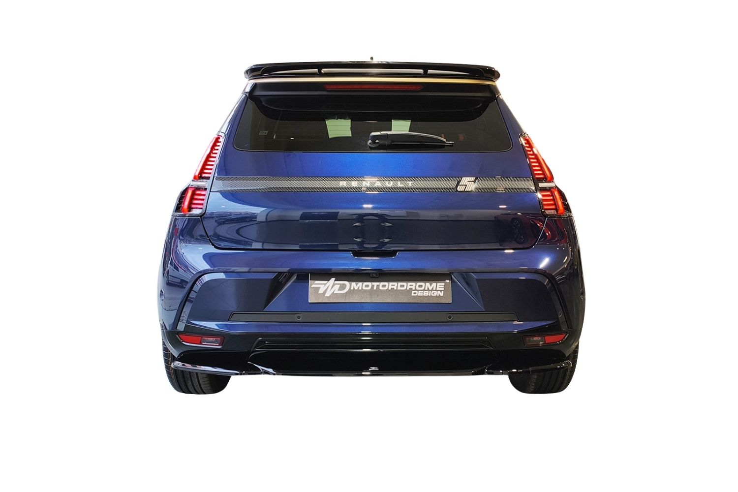 Roof spoiler suitable for Renault 5 E-Tech 2024-present 5-door hatchback PU - painted (2)