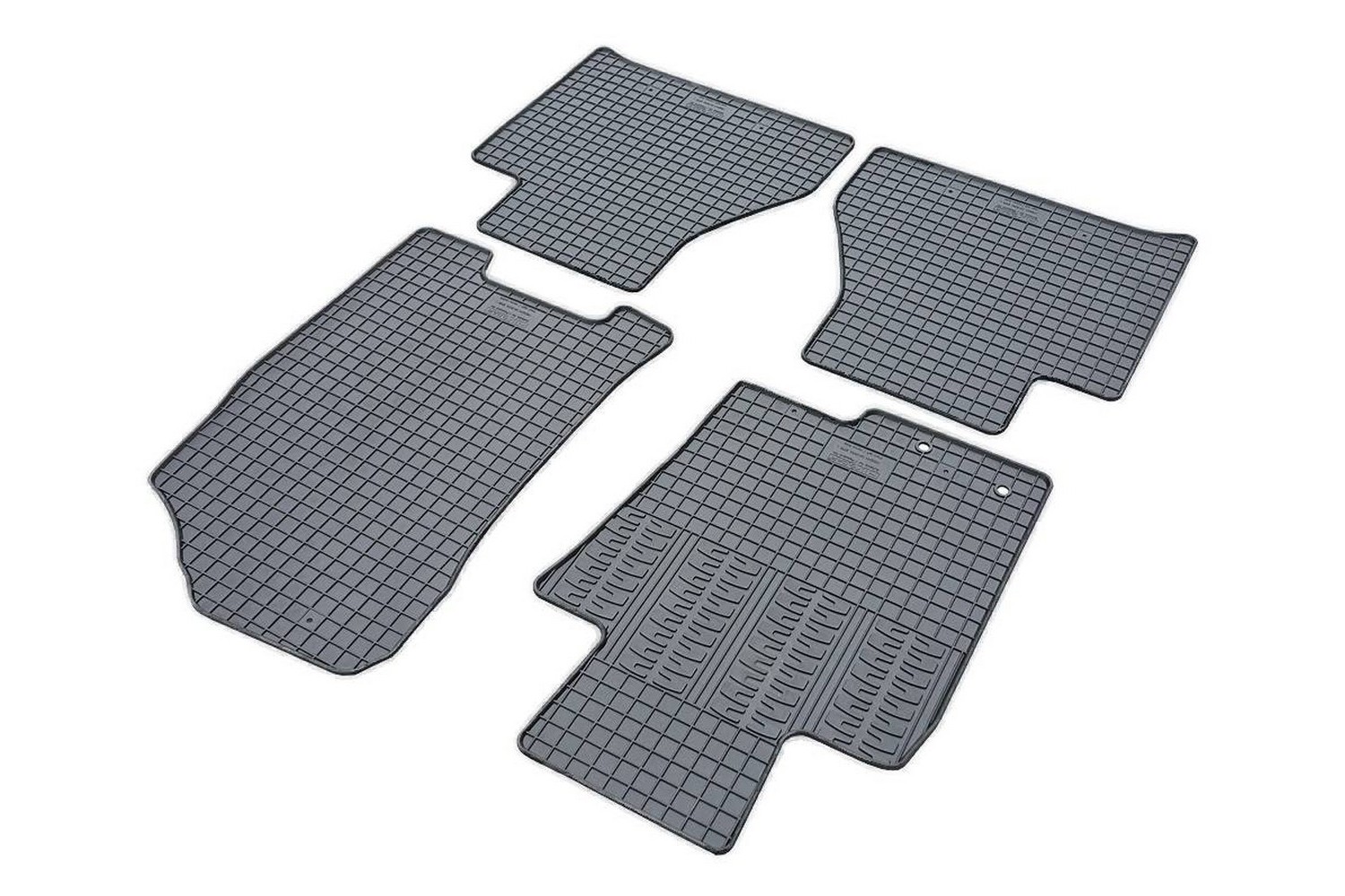 Car mats suitable for Renault Alaskan 2017-2021 rubber