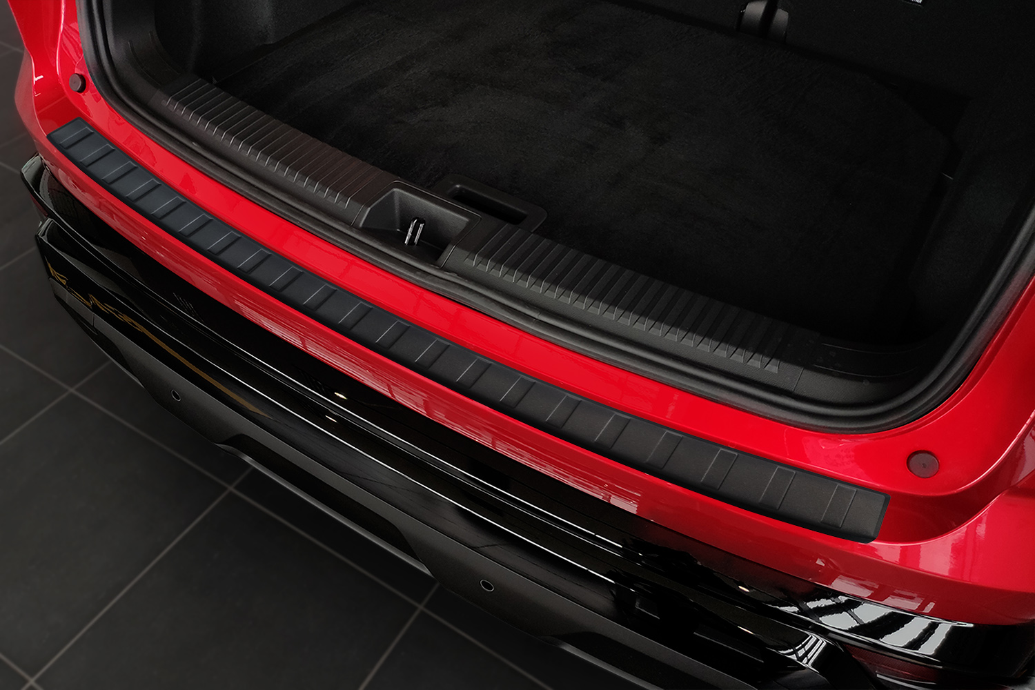 Rear bumper protector suitable for Renault Austral 2022-present stainless steel matt black