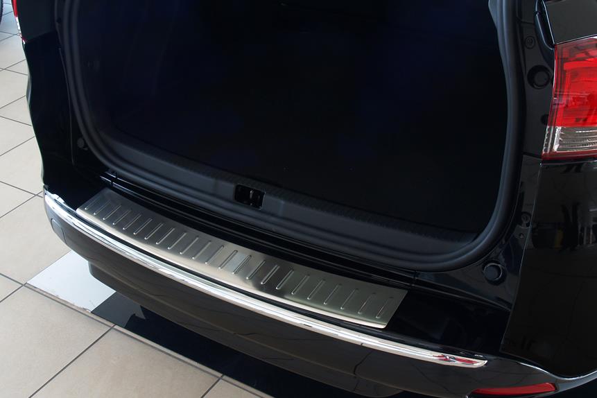 Renault Clio IV Estate - Grandtour 2013-> wagon rear bumper protector stainless steel (REN1CLBP) (3)