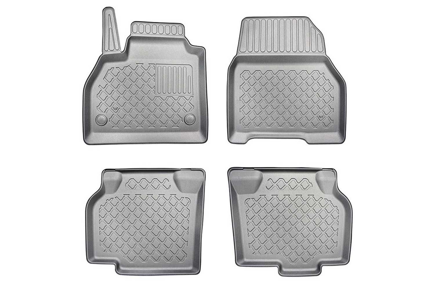 Car mats suitable for Renault Kangoo II 2012-2021 Guardliner PE/TPE rubber