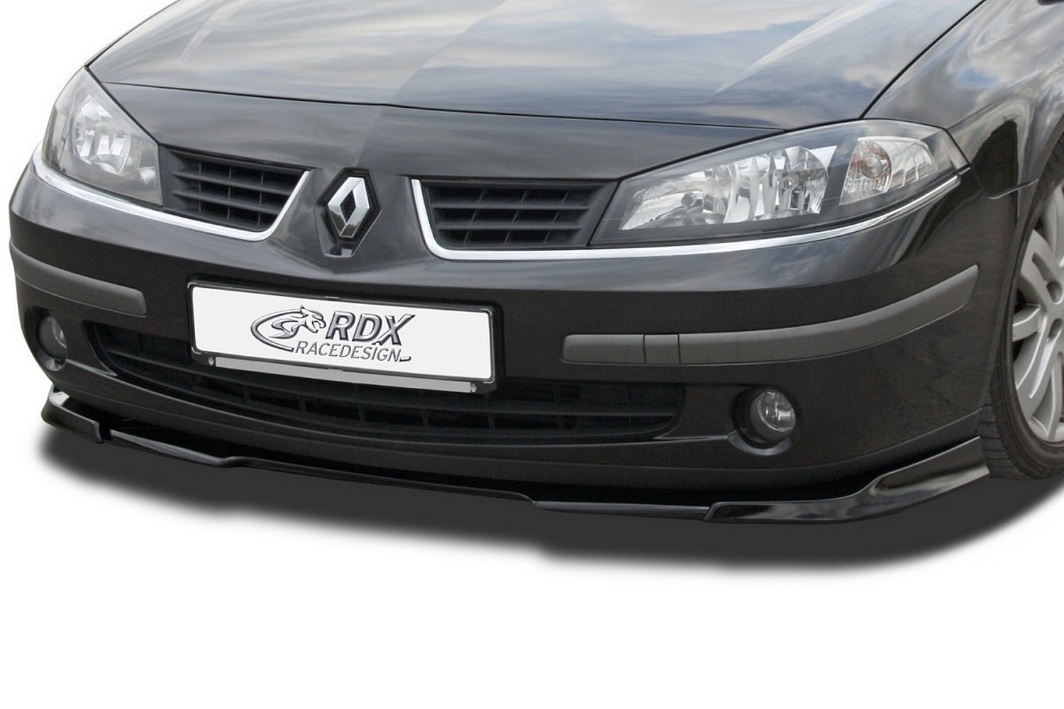 Front spoiler Vario-X Renault Laguna II 2005-2007 5-door hatchback PU