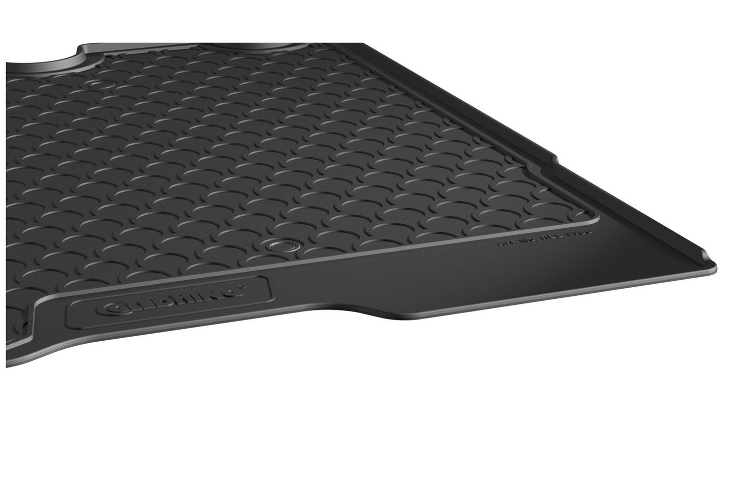 Boot mat suitable for Renault Trafic III 2014-present anti slip Rubbasol rubber (3)