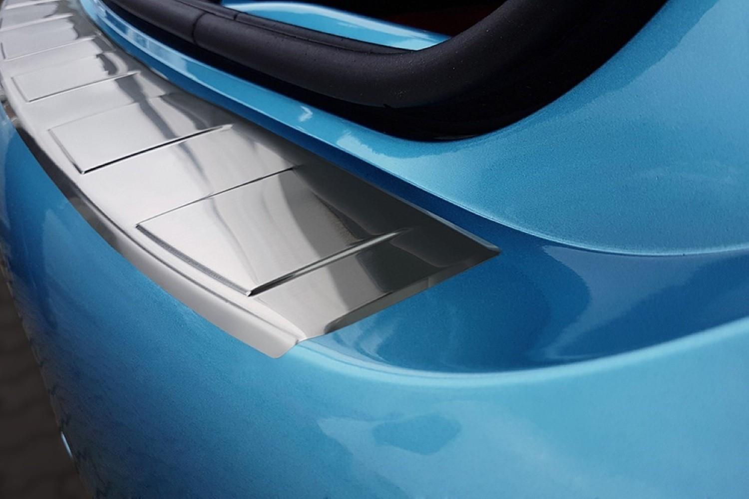 Protection de seuil de coffre Renault Zoë 2020-présent 5 portes bicorps acier inox brossé