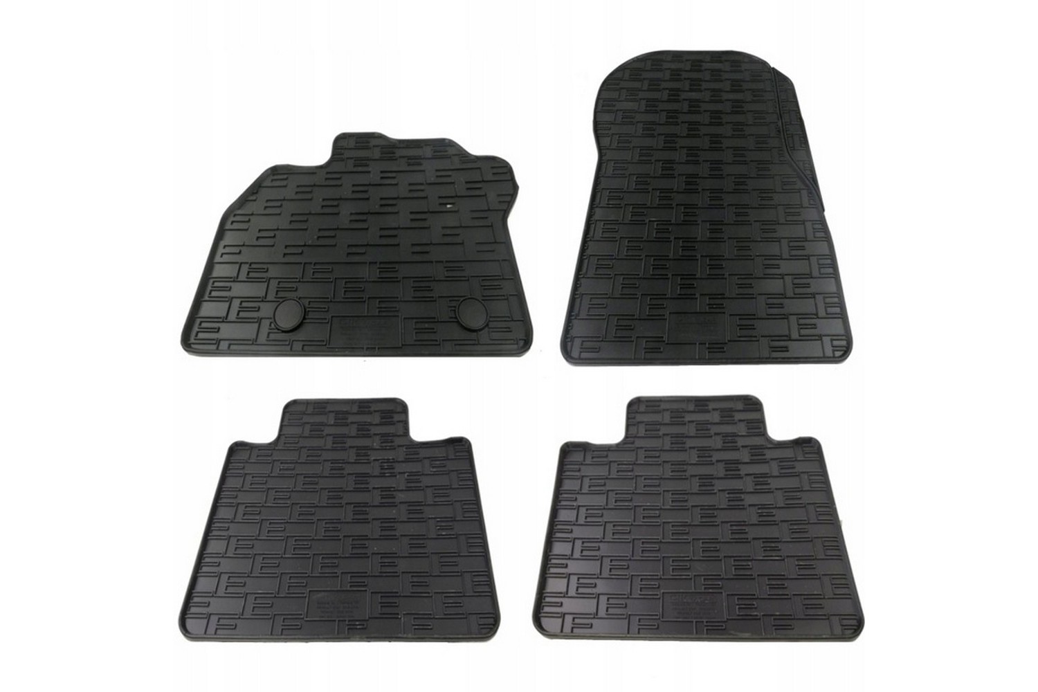 Tapis convient à Renault Zoë 2012-présent 5 portes bicorps caoutchouc