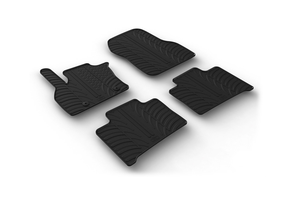 Tapis convient à Renault Zoë 2012-présent 5 portes bicorps caoutchouc Rubbasol