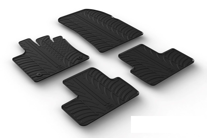 Tapis convient à Renault Captur II 2019-présent caoutchouc Rubbasol